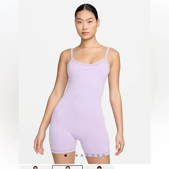 Nike One Capsule Romper Dri-fit short bodysuit XS NWT - Picture 1 of 4